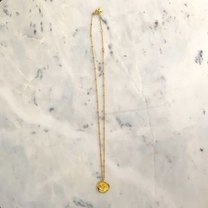 Gorjana Compass Coin Necklace